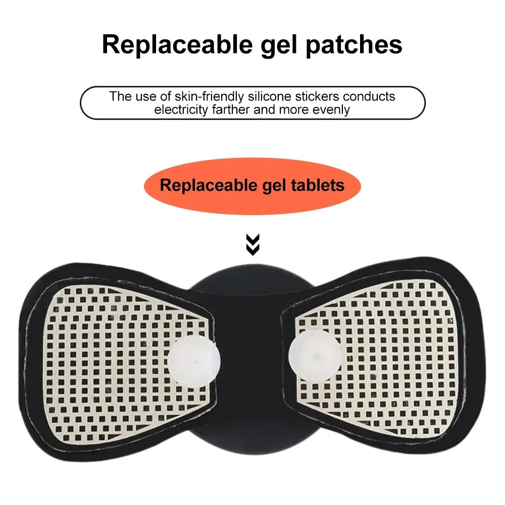 Mini Portable Neck Massager Electric Neck Stretcher for Cervical Muscle Pain Relief and Shoulder Relaxation Massage Patch