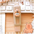Kawaii Push Pull Capybara Eraser Soft School Supplies Clean Mess Free Stationary Office Student Rubber Eraser For Kids Gift