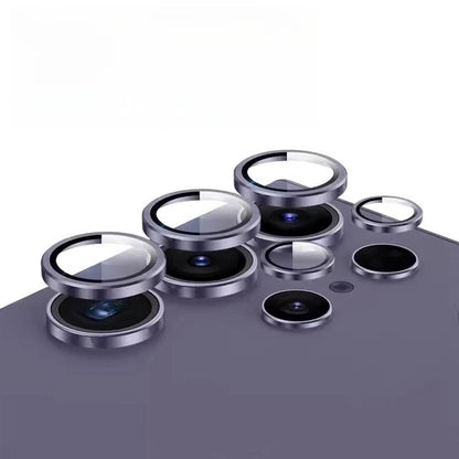 Metal Lens Glass For Samsung Galaxy S25 Ultra S25Plus S24Ultra Lens Ring For Samsung S23 S24 S25Ultra Camera Lens Protector