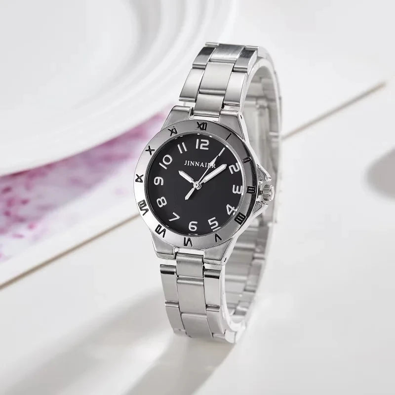 Nuevos relojes de acero inoxidable para niños y niñas, relojes de cuarzo para estudiantes y adultos, regalo de cumpleaños, relojes Montres Kol Kaati 