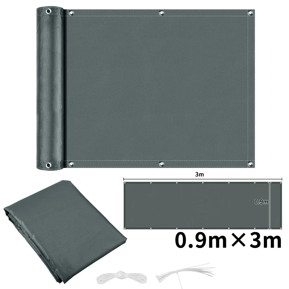 Waterproof Privacy Fence Screen Fence Covering Privacy with Grommets UV Protection Fencing Shade Cover for Outdoor Yard Backyard
