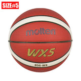 2025 Molten Basketball Official Size 7/6/5 PU Material Indoor Outdoor Men Ball Training Match Game Team Original Baloncesto