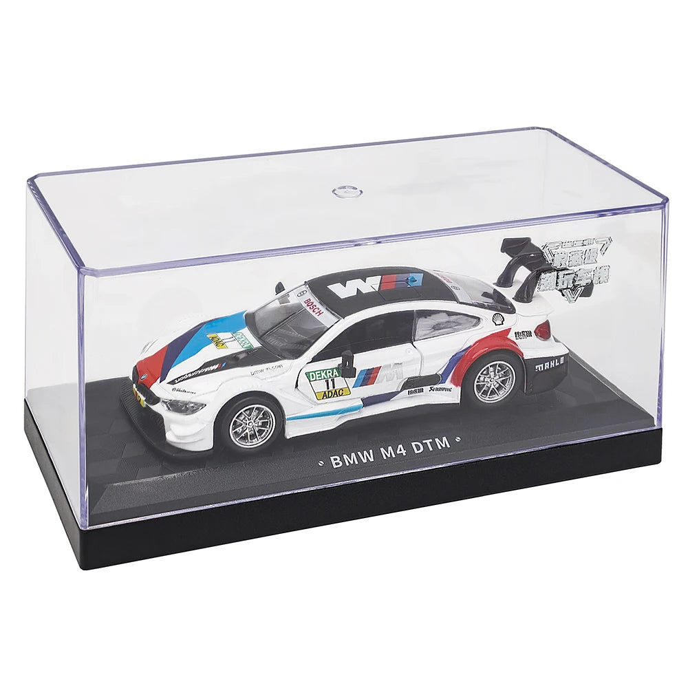 CCA 1:43 BMW Gulf Oil Station Shell Station McLaren Lamborghini Series Racing Alloy Car Model Toy Car Casting Pullback Function