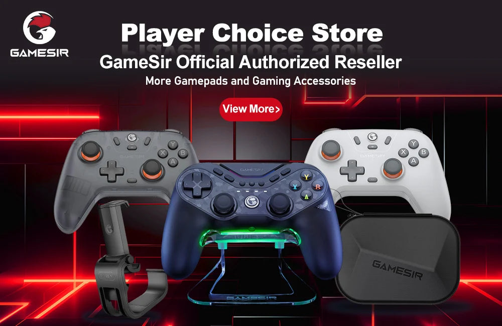 GameSir X5 Lite Mobile Phone Gamepads for iPhone 16 15 Series iPad Mini Android Tablet Controller Hall Effect Joysticks Design