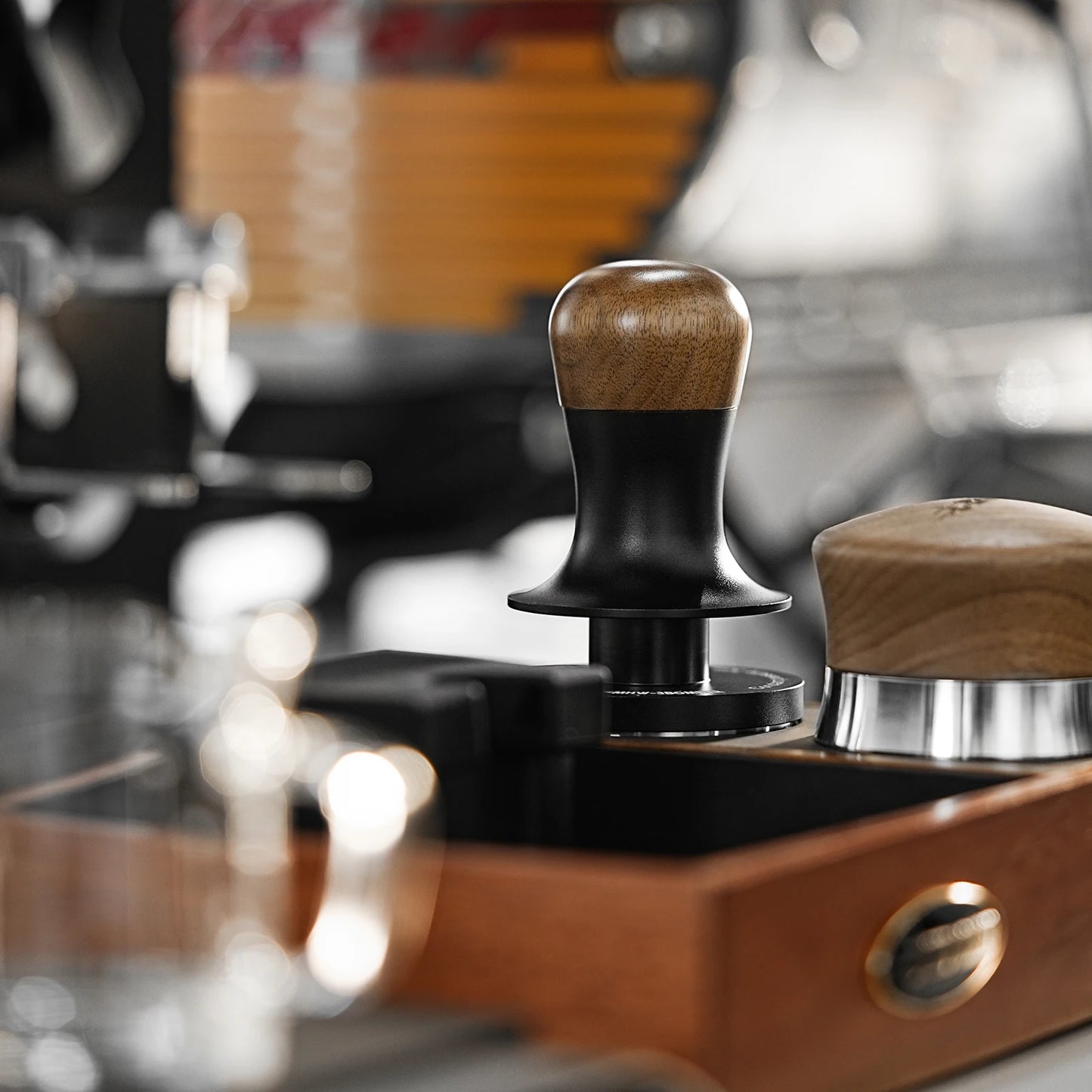 Apisonador de café de 51/53/58,35 mm, 13,6 kg, presión constante, nivelador de café con resorte calibrado, herramientas de barista.