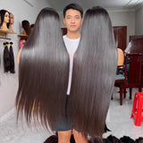 Peruca lace frontal cabelo humano liso hd - Densidade 250%