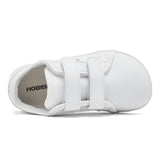HOBIBEAR Kids Barefoot Shoes Little/Big Kid Wide Toe Minimalist Sneakers Lightweight Hook and Loop Artificial Leather Shoes