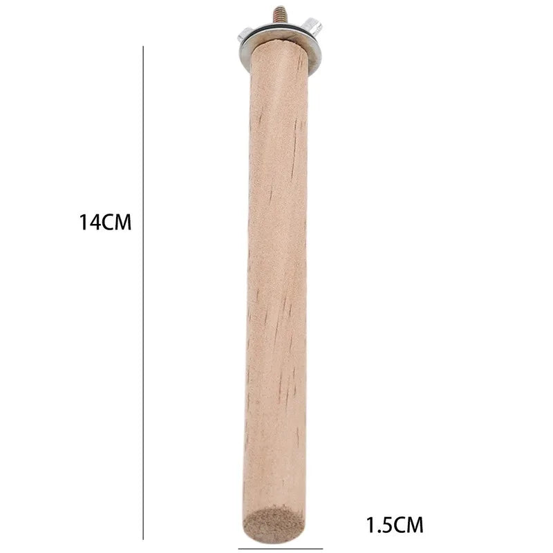 10/14/20//25cm Parrot Pet Raw Wood Hanging Stand Rack Toy Parakeet Hamster Branch Perches Bird Cage Accessories