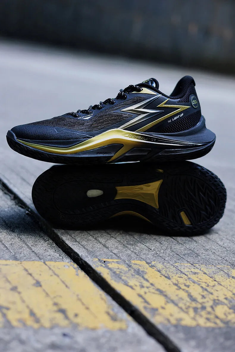 361 Degrees Men's Basketball Shoes LIGHT UP 1 Breathable stable Traction Protect Antiskid Sportswear Training Male 572431111