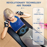 EMS Belt Massage Set Abdominal Fitness Device Intelligent Belt Full Body Muscle Stimulation Trainer USB Charging Version