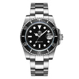 ADDIESDIVE Stainless Steel Watch Men's European and American Business Leisure Quartz Watch Waterproof Outdoor Sports Watch