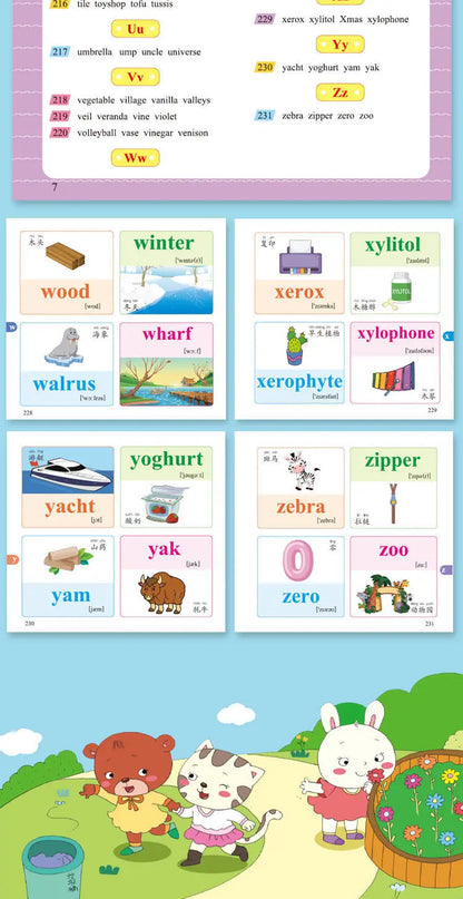 Children's English Words for Daily Life, Oral English Conversation, Vocabulary, Zero-based Entry Book, Children's English