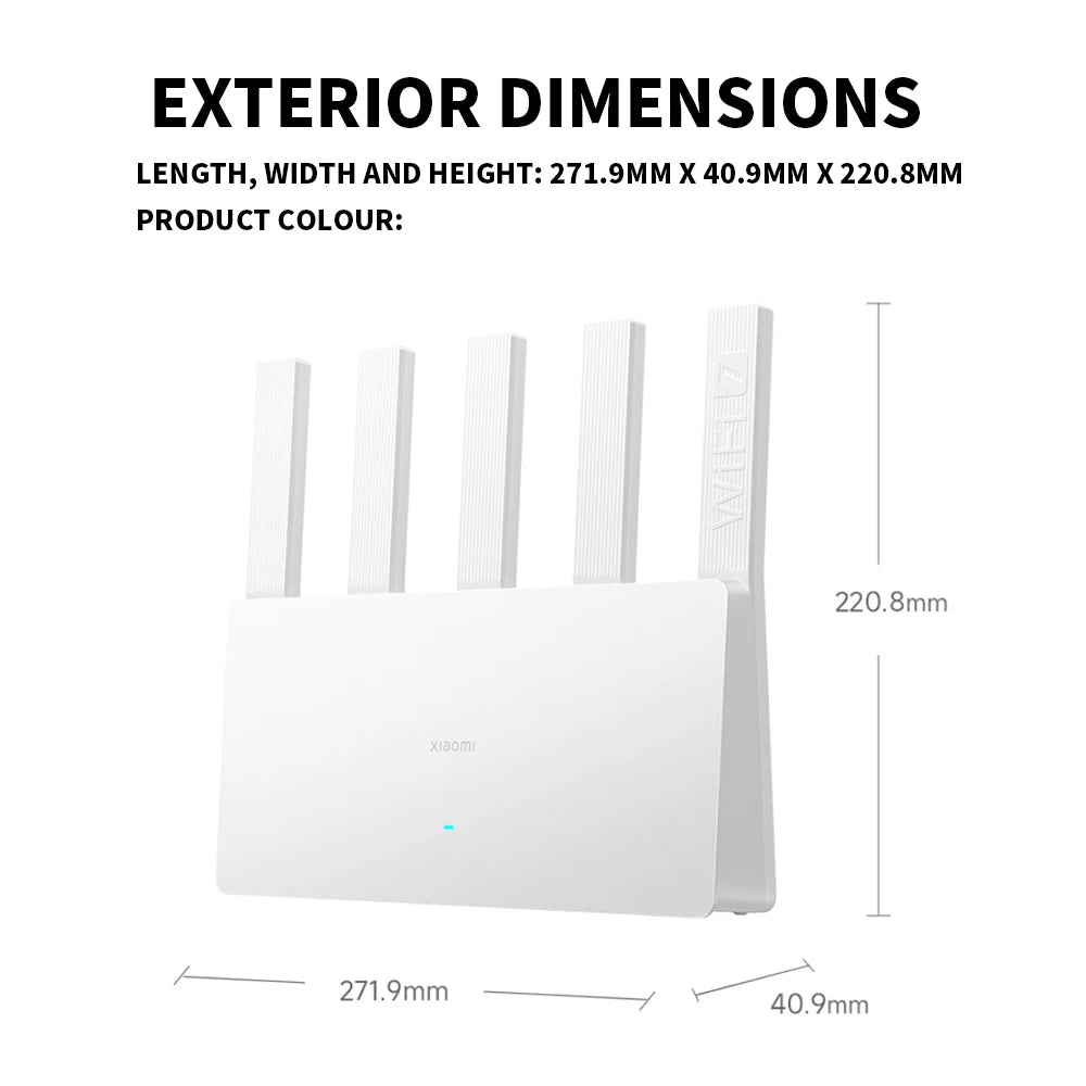 Nuevo enrutador Xiaomi BE5000 Wi-Fi 7 de 2,4/5 GHz, malla de doble frecuencia, puerto de red de alta velocidad de 2,5 G, amplificador de señal IPTV OFDMA Mi Home