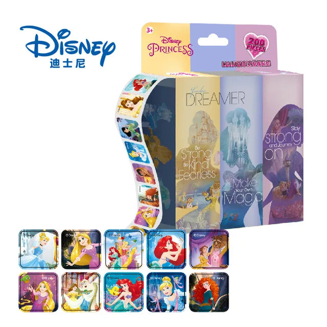 Desenhos animados da Disney retirar adesivos, Princesa Frozen, Mickey Mouse, Minnie, Menina, Menino, Professor Reward Toys Gift, 200 folhas por caixa