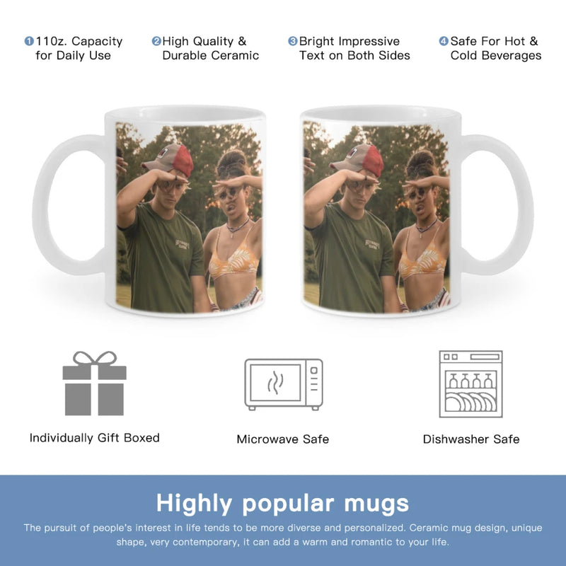 O-Outer Banks Anime Free shipping 11OZ Coffee Mug Beer Mugs Tea Milk Cup For coffee  Surprised Gift