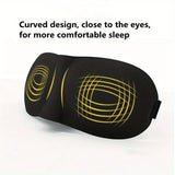 3D Sleeping Mask Eyepatch Block Out Light Soft Paded Sleep Rest Relax Aid Cover Patch Blindfold Face Shade Eyeshade Eyes Patchs