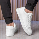 Leather Men Shoes Sneakers Trend Casual Shoe Breathable Leisure Male Sneakers Non-slip Footwear Men Vulcanized Shoes
