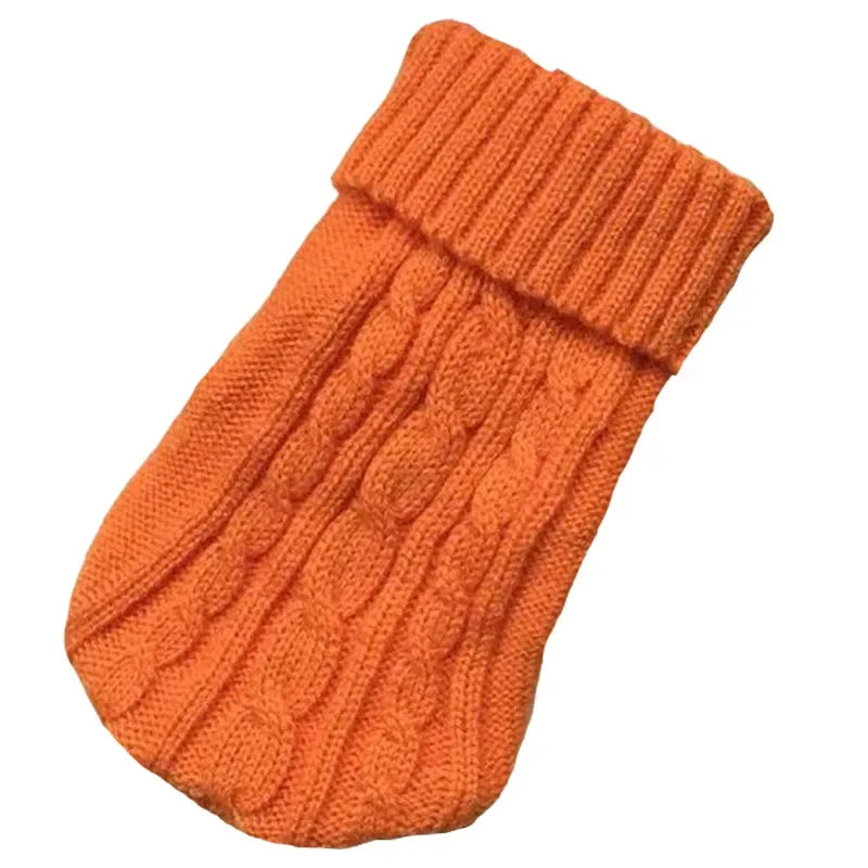 Roupa tricotada de inverno para cães pequenos e médios, suéter Chihuahua Puppy, suéter Yorkshire Pure Dog