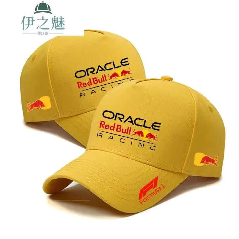 2025 New Red Bull Hat Czech Perez Red Bull Racing Racing Hat Men's and Women's Outdoor Red Bull 1 Sun Hat Red Bull Baseball Hat