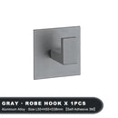 Black Self-Adhesive Wall Hooks For Hanging Keys Clothes Hanger Door 3M Robe Hook Coat Rack Towel Holder Bathroom Accessories