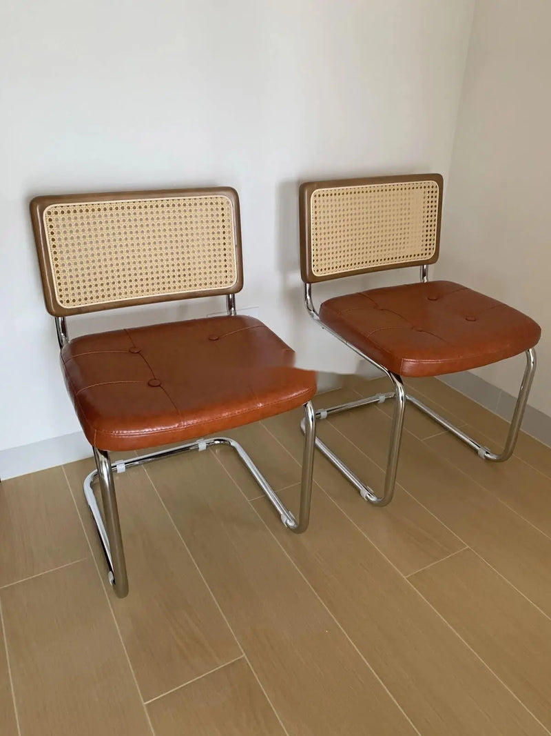 Kitchen Office Outdoor Dining Chairs Modern Luxury Salon Relax Cesca Chair Restaurant INS Sillas Para Comedor Furniture WK50DC