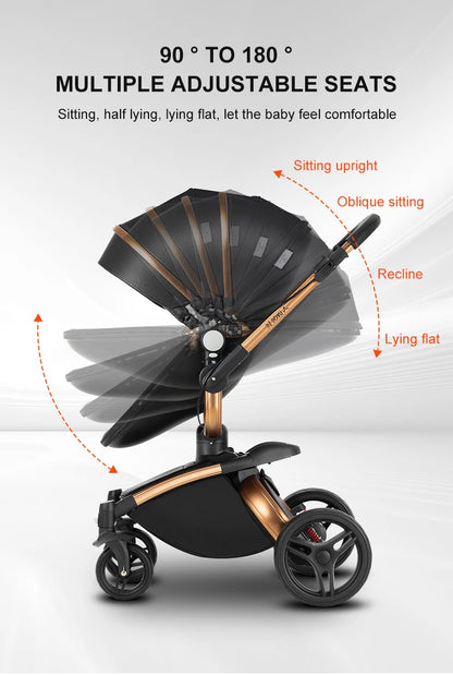 Cochecitos 3 en 1, cochecito de bebé, asiento de coche, cochecito de viaje, cochecito para recién nacidos, paisaje alto, artículos para madres, niños y bebés.