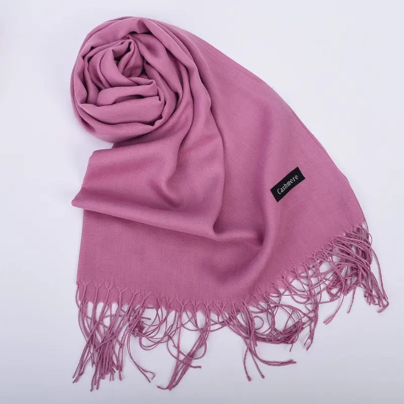 Bufandas de cuero en polvo para otoño e invierno, nuevas, de un solo color, al por mayor, para hombres y mujeres, 120 g, chal con diadema de un solo color.