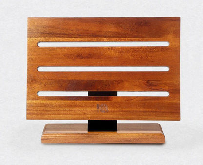Magnetic Knife Stand Board Acacia Wood Kitchen Display Knife Holder Restaurant Hotel Slicer Butcher Cleaver Magnet Knife Rack