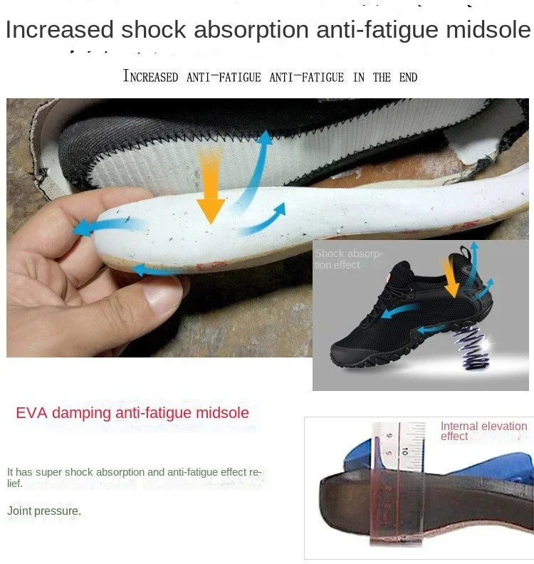 Men Climbing Shoes Big Size Women Sneakers Outdoor Hiking Trainers Anti-slip Comfortable Walking Sport Shoes Couple Travel Shoe