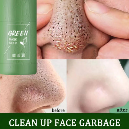 Original Green Tea Deep Remove Blackheads Acne Mud Mask Stick Shrink Pores Dispel Acne Cream Treat Pimple Korean Clean Skin Care