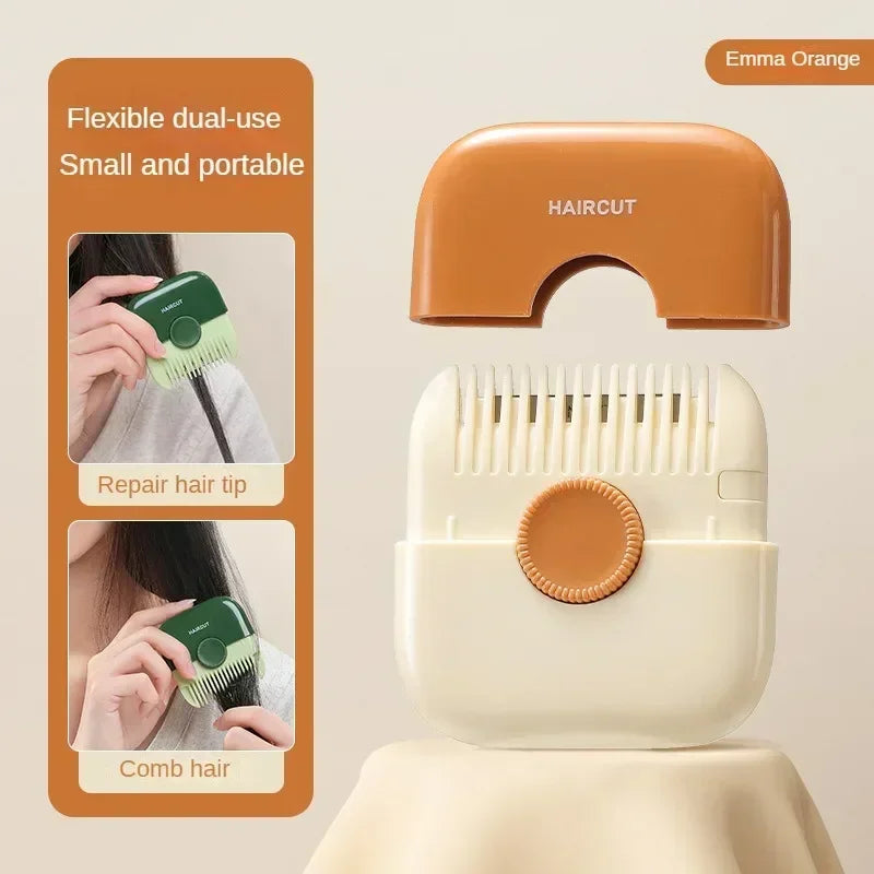 2 In 1 Baby HairCut And Hairdressing Comb Trim Bangs And Broken Hair Bangs Trimmer Manual Portable Children's Hair Clipper