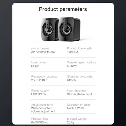 Computer Speaker For PC Laptop Desktop Caixa De Som Bluetooth Portable Sound Box Music Wireless Wire USB Mini Column Acoustics