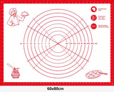 UNTIOR-Esteira De Cozimento De Silicone, Amassadeira, Pizza Dough Maker, Massa De Bolo, Cozinha Cozinhar Grill, Gadgets Antiaderentes, Bakeware, 1Pc