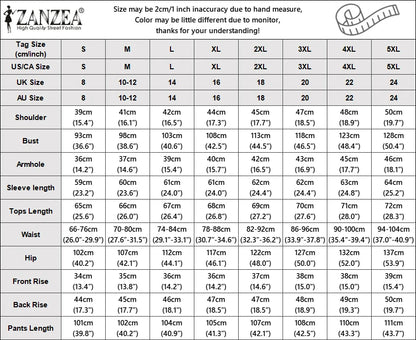 ZANZEA Plus Size 5XL Womens Casual Pant Suits Long Sleeve Shirt & Elastic Waist Pant 2 Pieces Sets Spring Solid Color Outfits