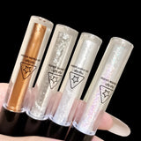 Shiny Liquid Eyeshadow High Pigments Waterproof Lasting Not Easy To Fade Pearl Glitter Portable Delicate Women's Eye Makeup Gift