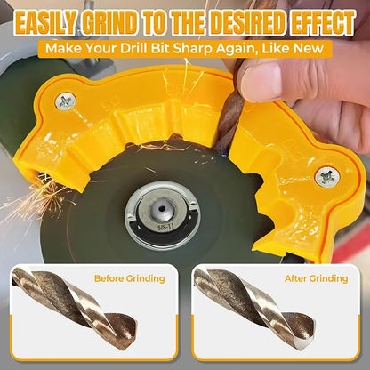 Upgrade 118 Degree Angle Grinder Drill Bit Sharpener Power Drill Bit Grinding Tool for 2 to 13mm Drill Bits