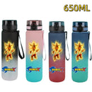 650ML Sonic Hedgehog Sport Water Bottle Large Capacity Cartoon Portable Plastic Water Bottle Drinking Cup Student Birthday Gifts