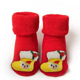 Calcetines de algodón antideslizantes para bebé, calcetines navideños para recién nacidos, bebés, niños pequeños, niñas y niños. 