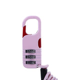 Universal 3-Digit Combination Password Cable Lock Bicycle Accessories Bicycle Lock Cable Lock Security Lock Helmet Lock