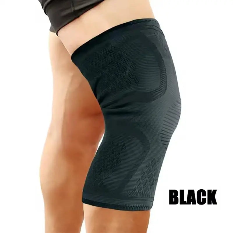 1 Unidade de Joelheira de Compressão Elástica em Nylon para Fitness, Corrida, Ciclismo e Esportes (Basquete/Vôlei)