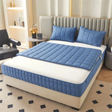 Six Sides All Inclusive Mattress Cover with Zipper Thicken Fitted Sheet Quilted Mattress Protector Pad Couple Customized Size