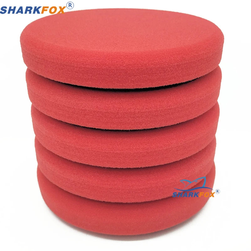 Esponjas de pulido Sharkfox de 5" (125 mm) y 6" (150 mm) para pulidoras DA/RO/GA