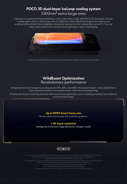 Global Version POCO X8 Pro 6500mAh battery W HyperCharge 50MP hand camera Supports NFC