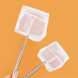 Aquarium Square Fishing Net With Suction Cup Extendable Long Handle Fishing Gear For Catching Fish Shrimp tank clean accessories