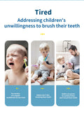 Children's Electric Toothbrush Color Cartoon Space Series Children's Soft Hair Cleaning Brush (Battery Not Included)