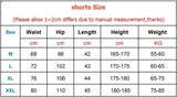 Men's Breathable Sports Shorts Fitness Running Short Pants Quick Dry Slim-Fit Training Pants New Summer Mesh Printing Men's Shorts