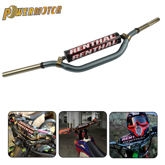 22mm 28mm Universal CNC Double Layer Motorcycle Handlebar For RENTHAL 997 Pit Bike For KTM Husqvarna Yamaha Honda CRF KLX YZF