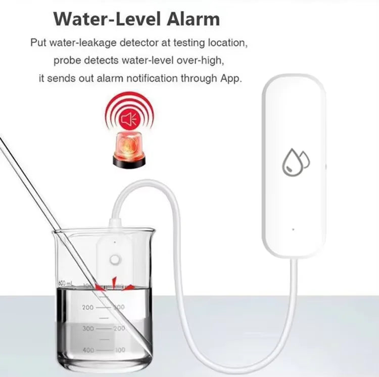 Tuya/Ewelink ZigBee Water Sensor Leakage Alarm Flood Leak Detector Smart Home APP Remote Control Smart Home Security Protection