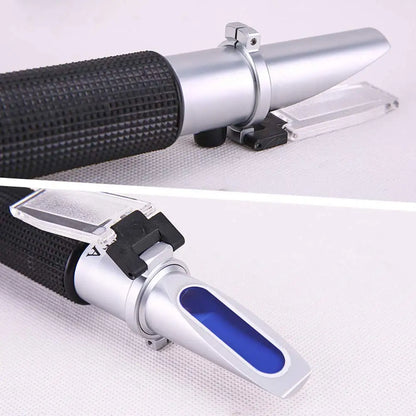 Wine Refractometer Brewing Measuring Sugar Content in Original Grape Juice & Predicting Wine Alcohol Brix 0-40% Alcohol 0-25% V
