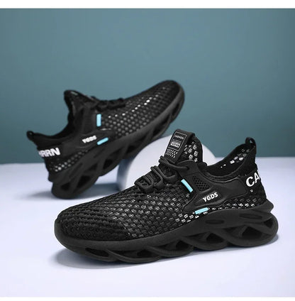 Men's Summer Mesh Sneakers - Breathable for Casual Outdoor Running Tennis Hiking & Luxury Platform Loafers Style